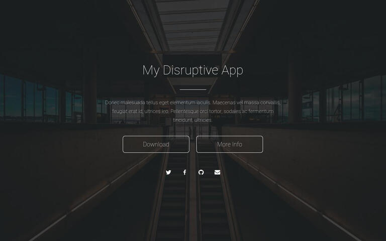 Landing Page Beispiel