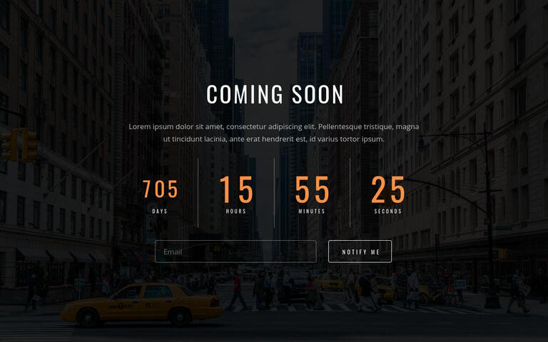 Landing Page Beispiel