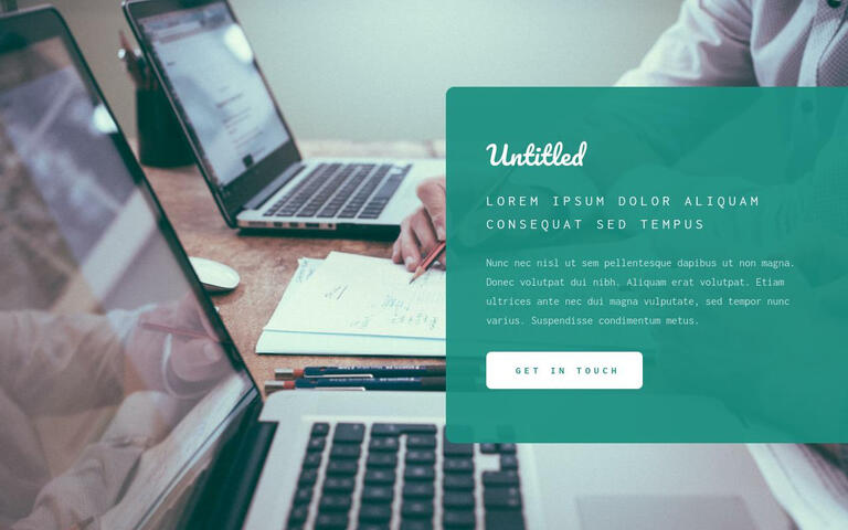 Landing Page Beispiel